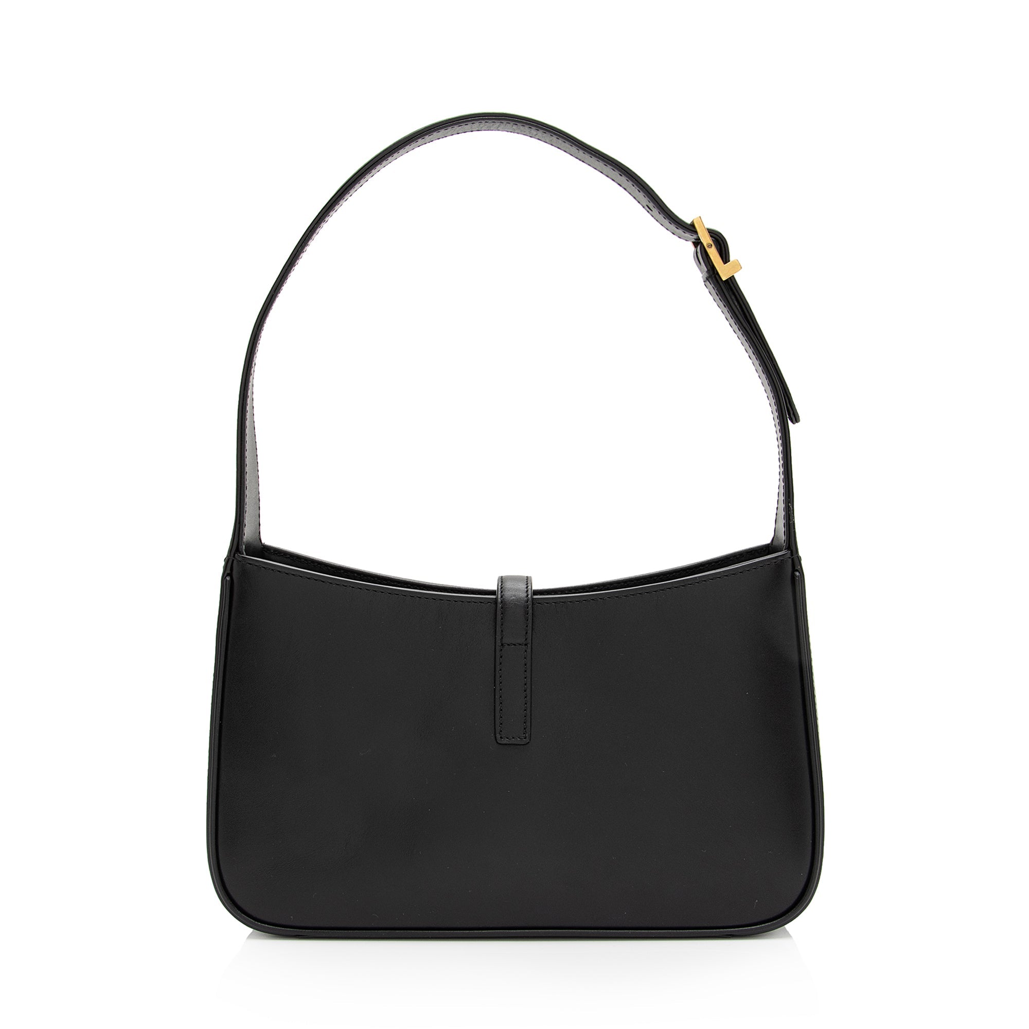 Saint Laurent Smooth Calfskin Le 5 A 7 Hobo (SHF-23023)