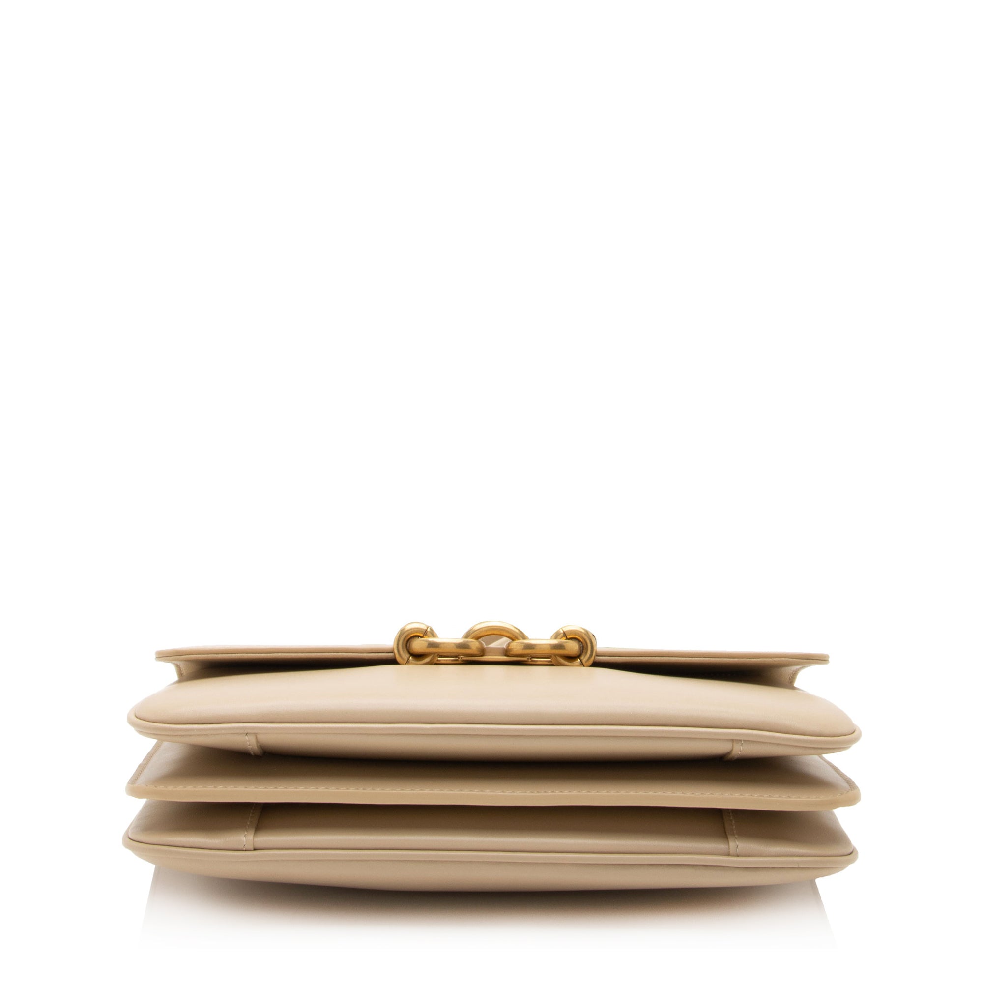 Saint Laurent Smooth Calfskin Le Maillon Shoulder Bag (SHF-tgPMeo)