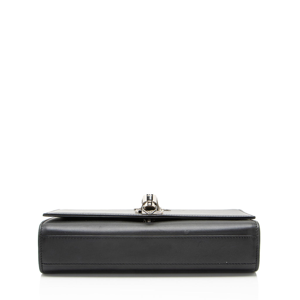 Saint Laurent Smooth Calfskin Monogram Kate Tassel Medium Shoulder Bag