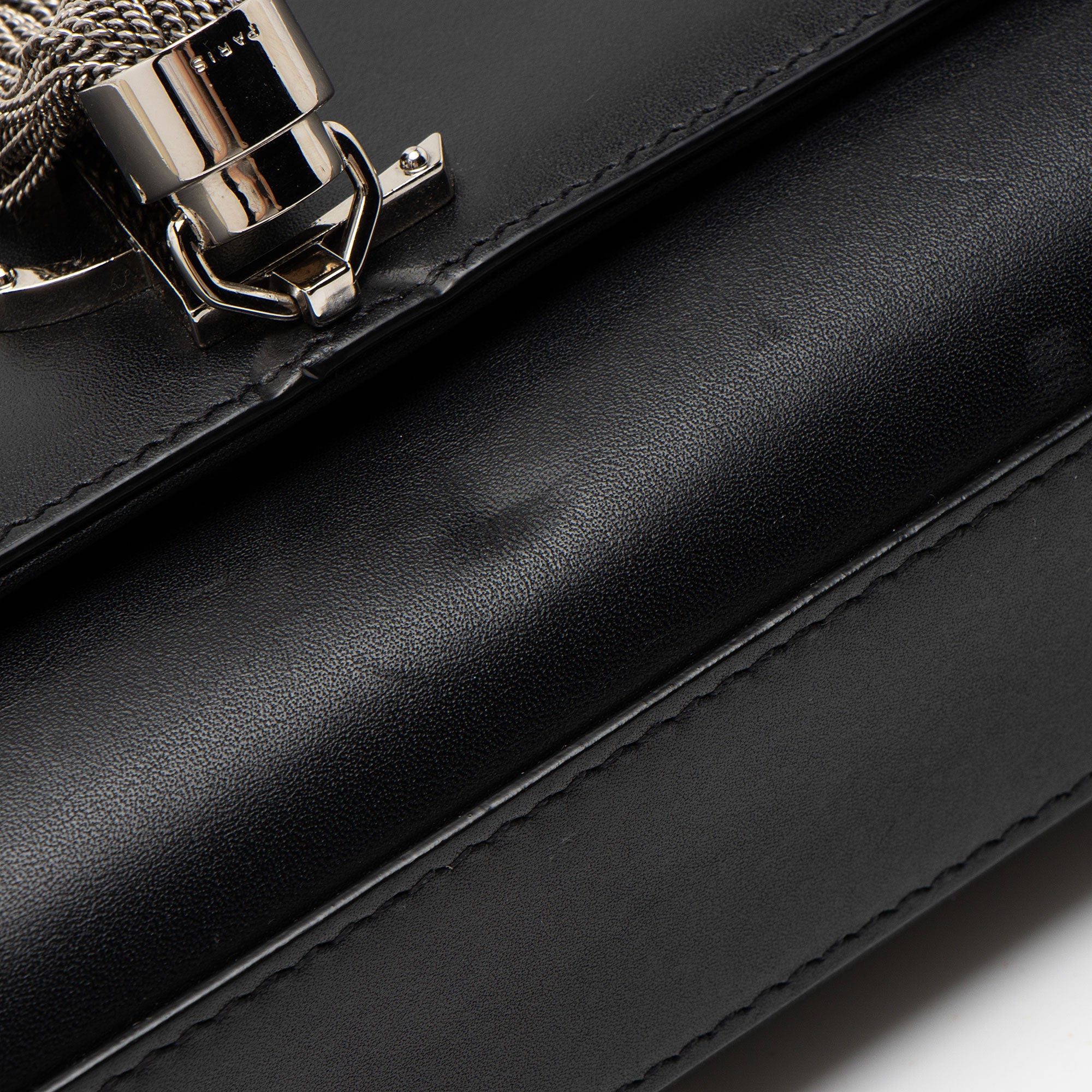 Saint Laurent Smooth Calfskin Monogram Kate Tassel Medium Shoulder Bag