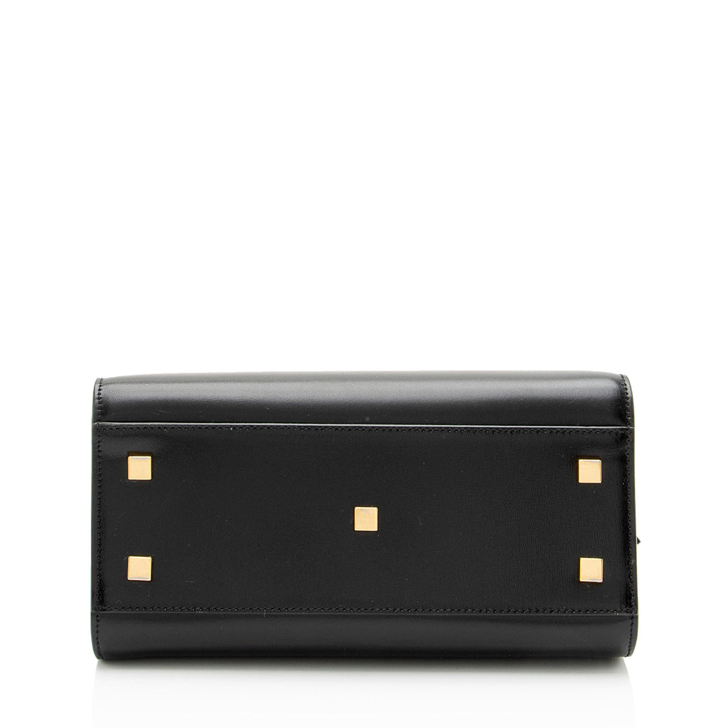 Saint Laurent Smooth Calfskin Monogram Uptown Small Satchel