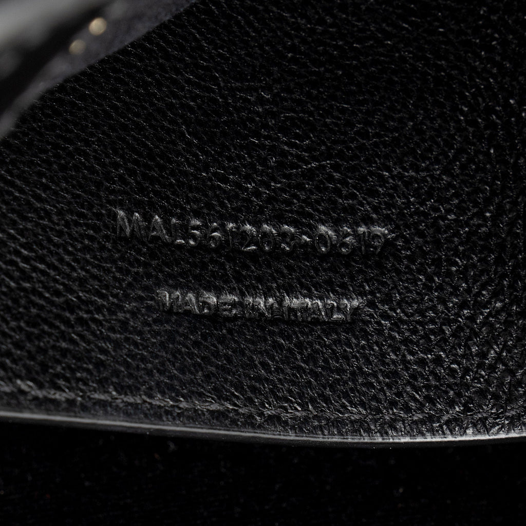 Saint Laurent Smooth Calfskin Monogram Uptown Small Satchel