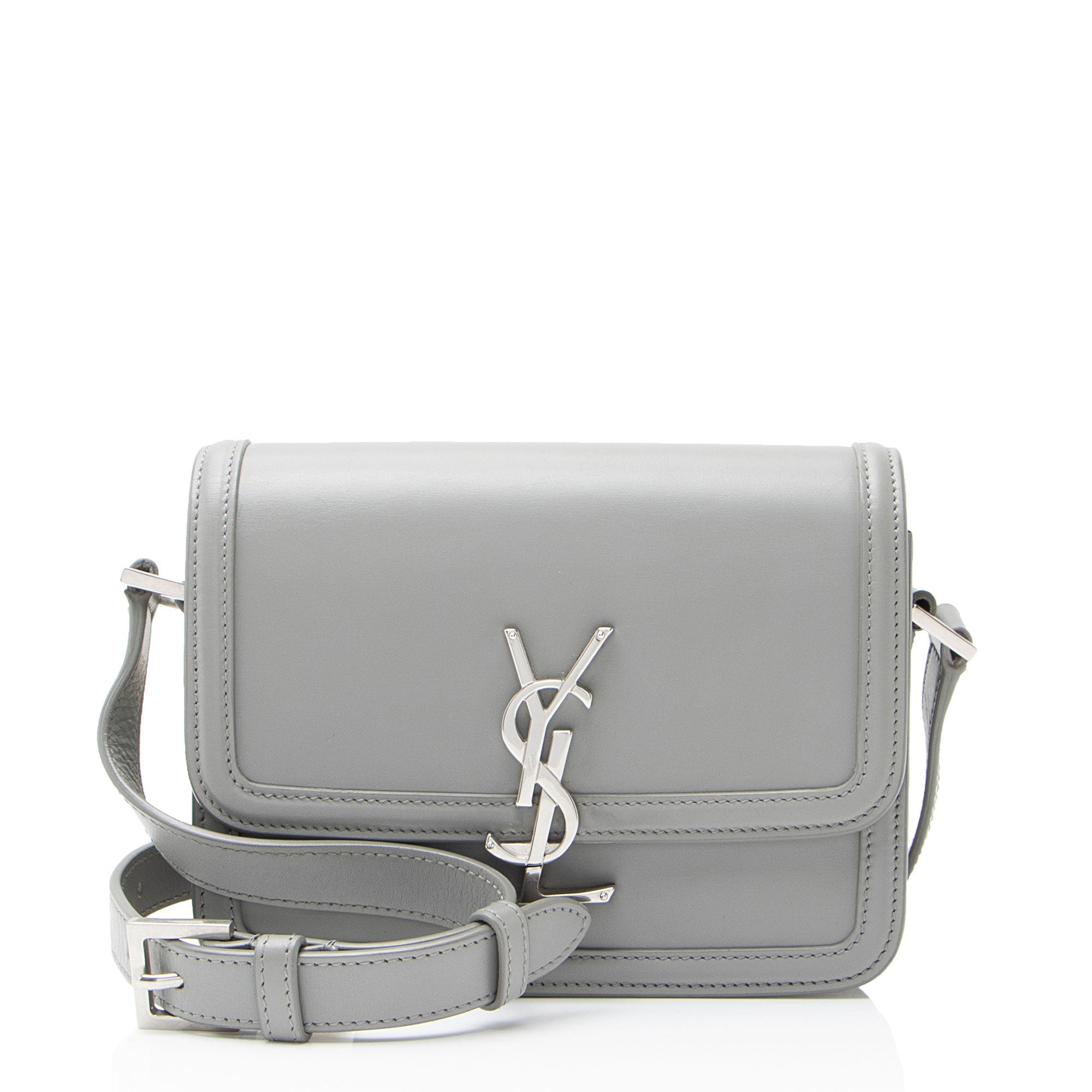 Saint Laurent Smooth Calfskin Small Solferino Shoulder Bag