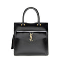 Saint Laurent Smooth Calfskin Uptown Small Satchel (SHF-19811)