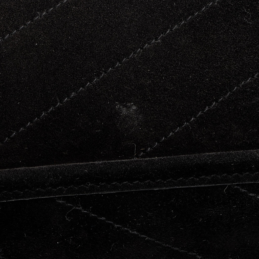 Saint Laurent Suede Monogram Niki Medium Shoulder Bag