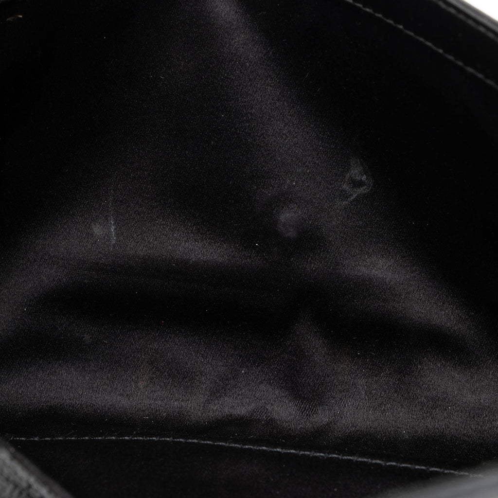 Saint Laurent Vintage Patent Leather Monogram Belle de Jour Clutch (SHF-36A795)