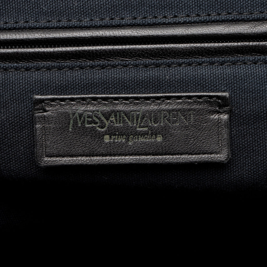Saint Laurent Vintage Patent Leather Majorelle Tote (SHF-8MqroY)