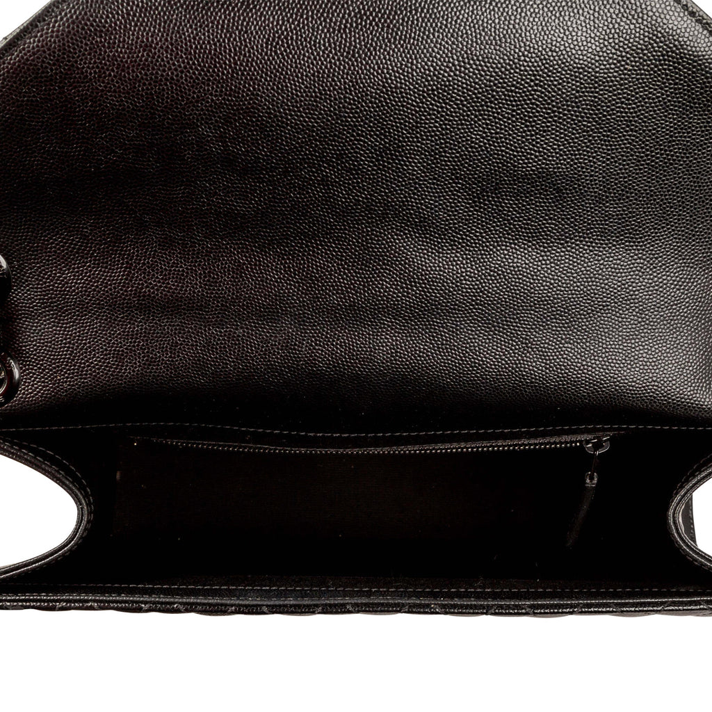 Saint Laurent Large Monogram Mix Matelasse Shoulder Bag