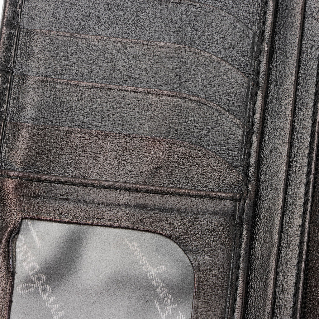 Ferragamo Calfskin Gancini Long Wallet