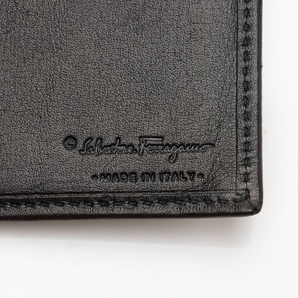 Ferragamo Calfskin Gancini Long Wallet