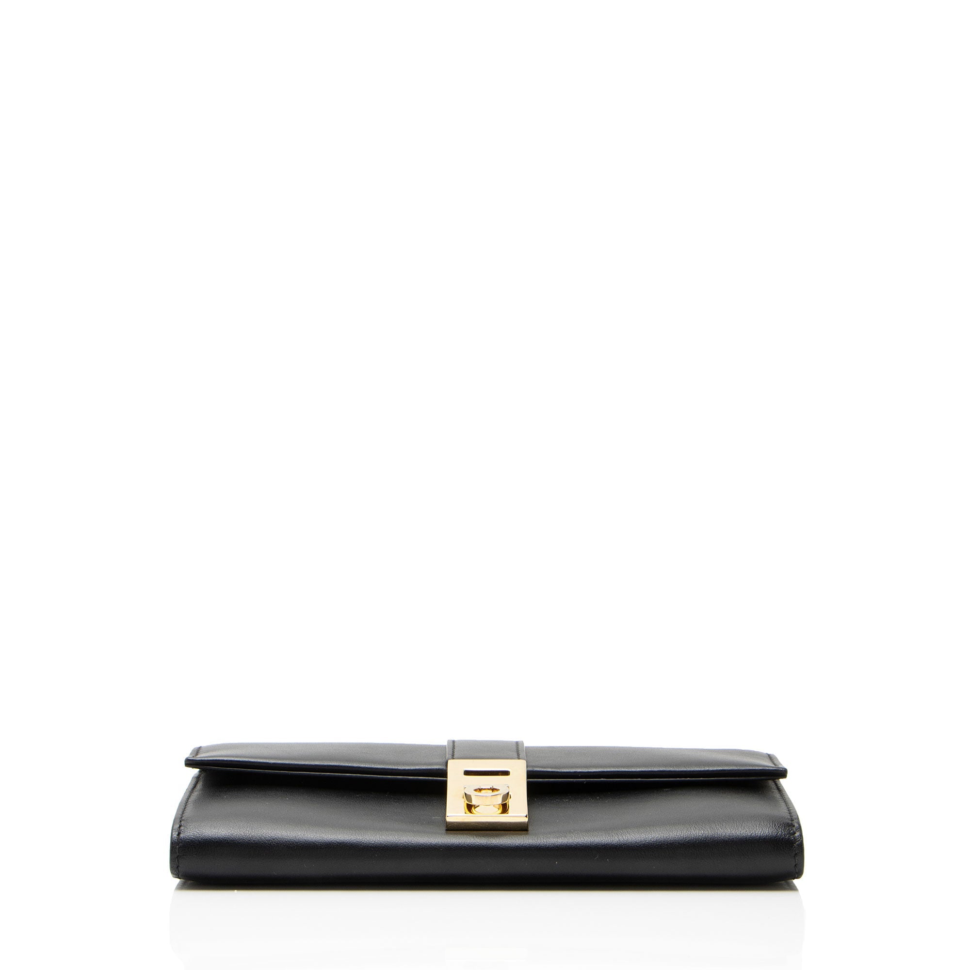 Salvatore Ferragamo Calfskin Hug Wallet on Chain