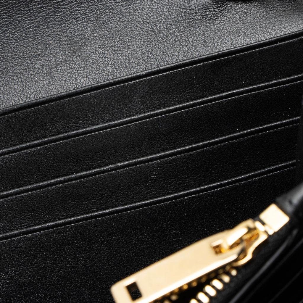 Salvatore Ferragamo Calfskin Hug Wallet on Chain