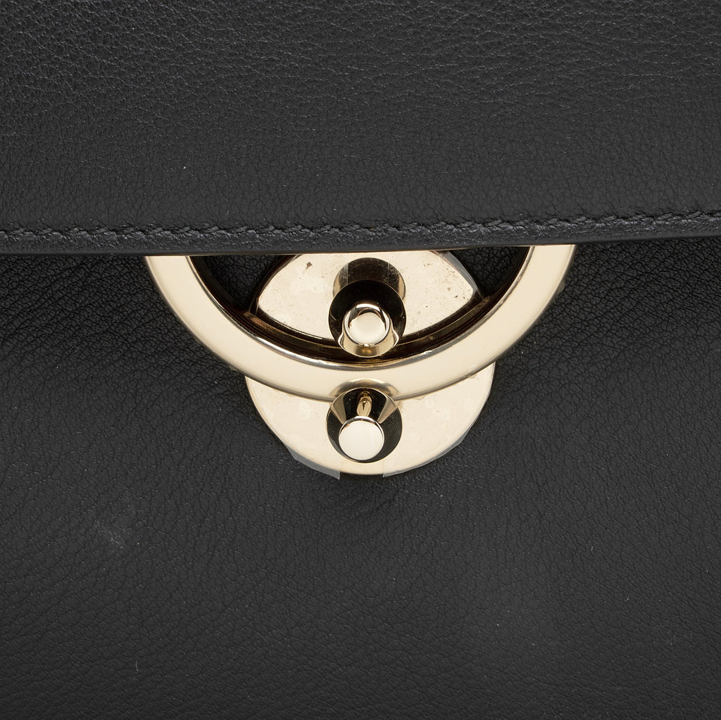 Salvatore Ferragamo Calfskin Jet Set Top Handle Large Satchel (SHF-JMhPjy)