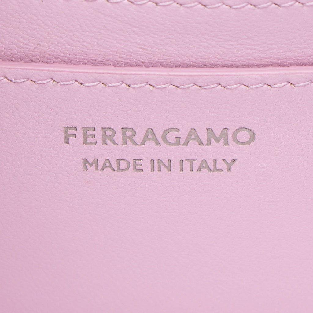 Ferragamo Calfskin Wanda Mini Top Handle
