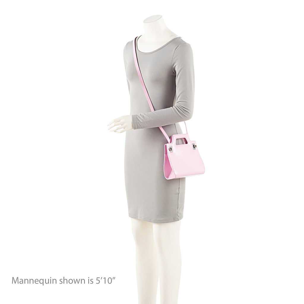 Ferragamo Calfskin Wanda Mini Top Handle