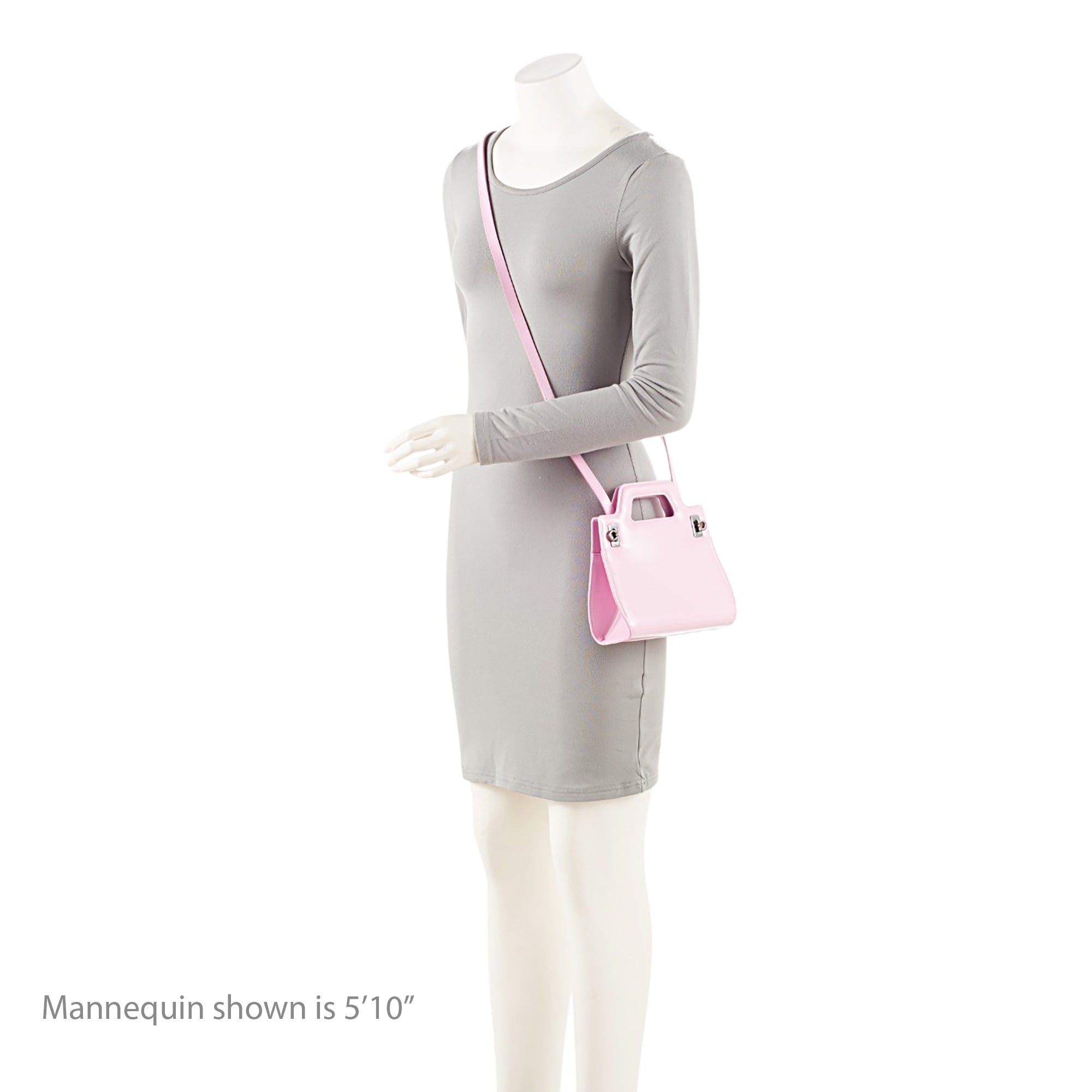 Ferragamo Calfskin Wanda Mini Top Handle