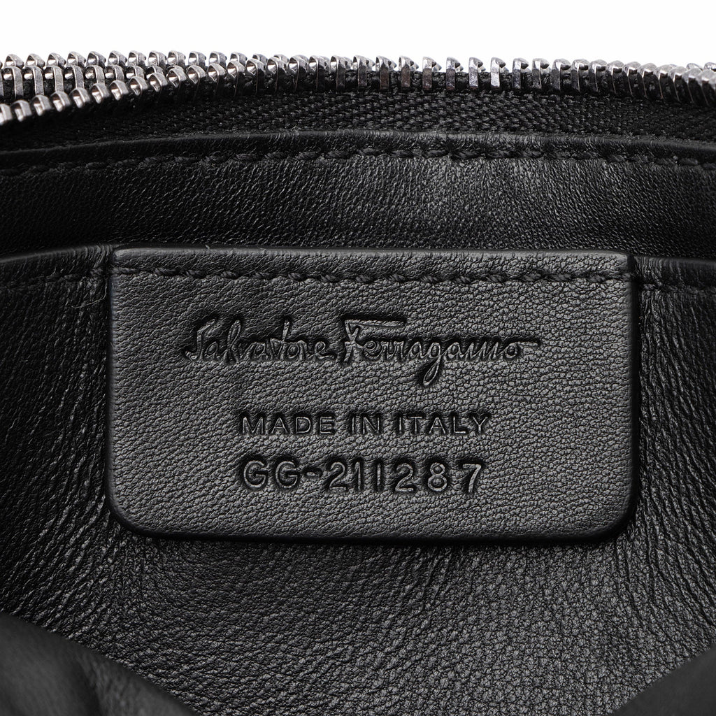 Ferragamo Leather Viva Bow Medium Bag