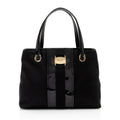 Salvatore Ferragamo Nylon Patent Leather Leonora Tote (SHF-v2xITH)