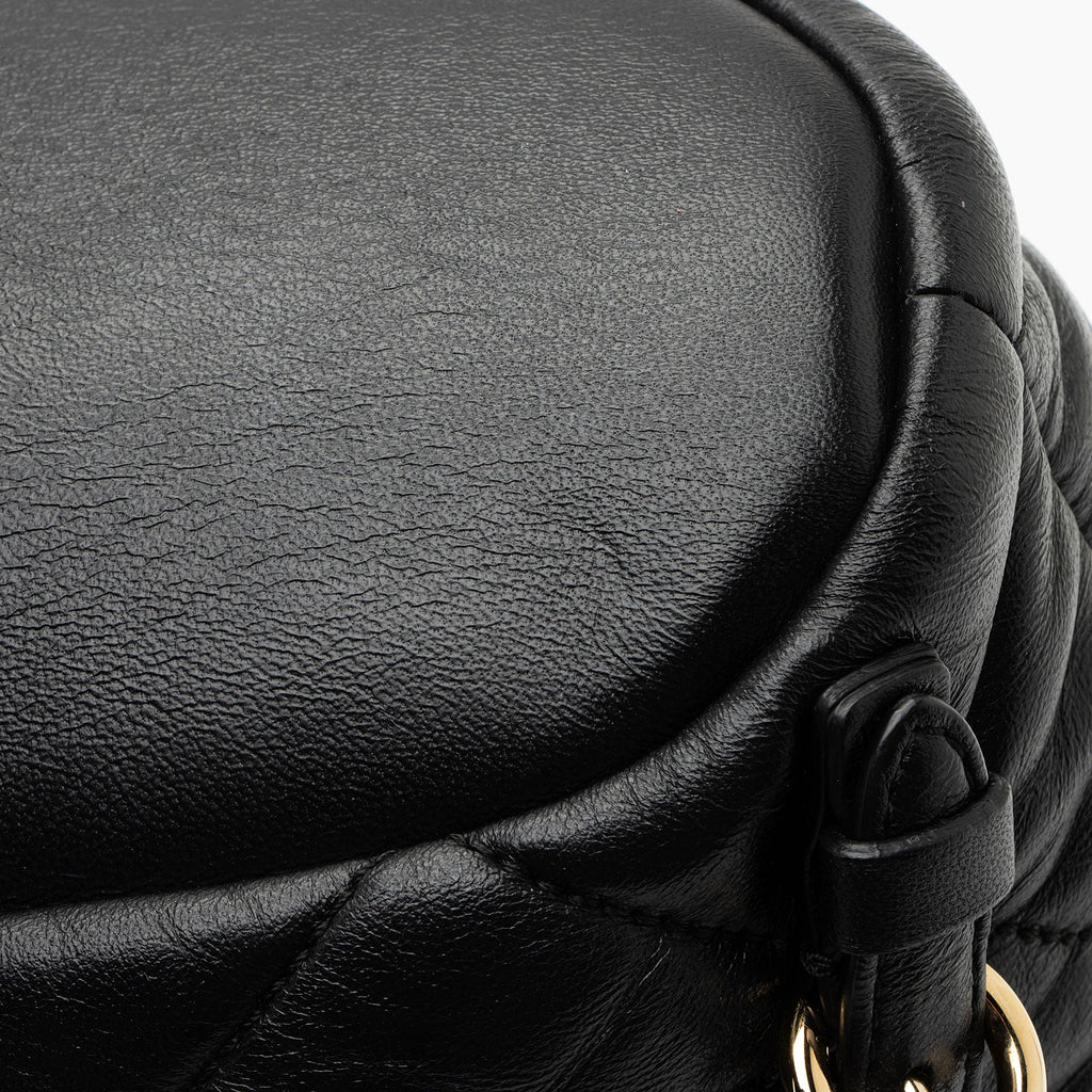 Salvatore Ferragamo Quilted Calfskin Giuliette Backpack (SHF-wZ9niM)