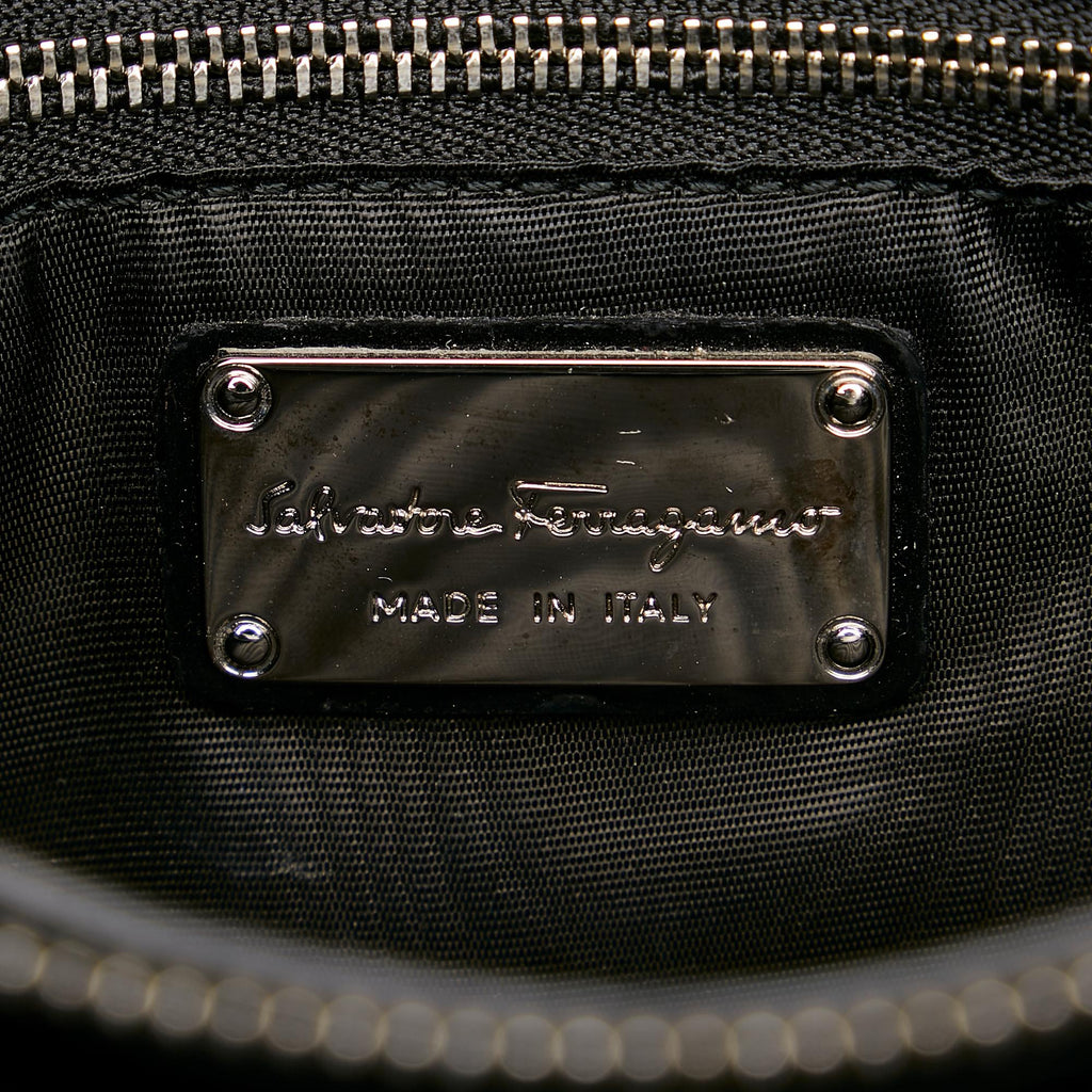 Salvatore Ferragamo Vara Patent Leather Satchel (SHG-31071)