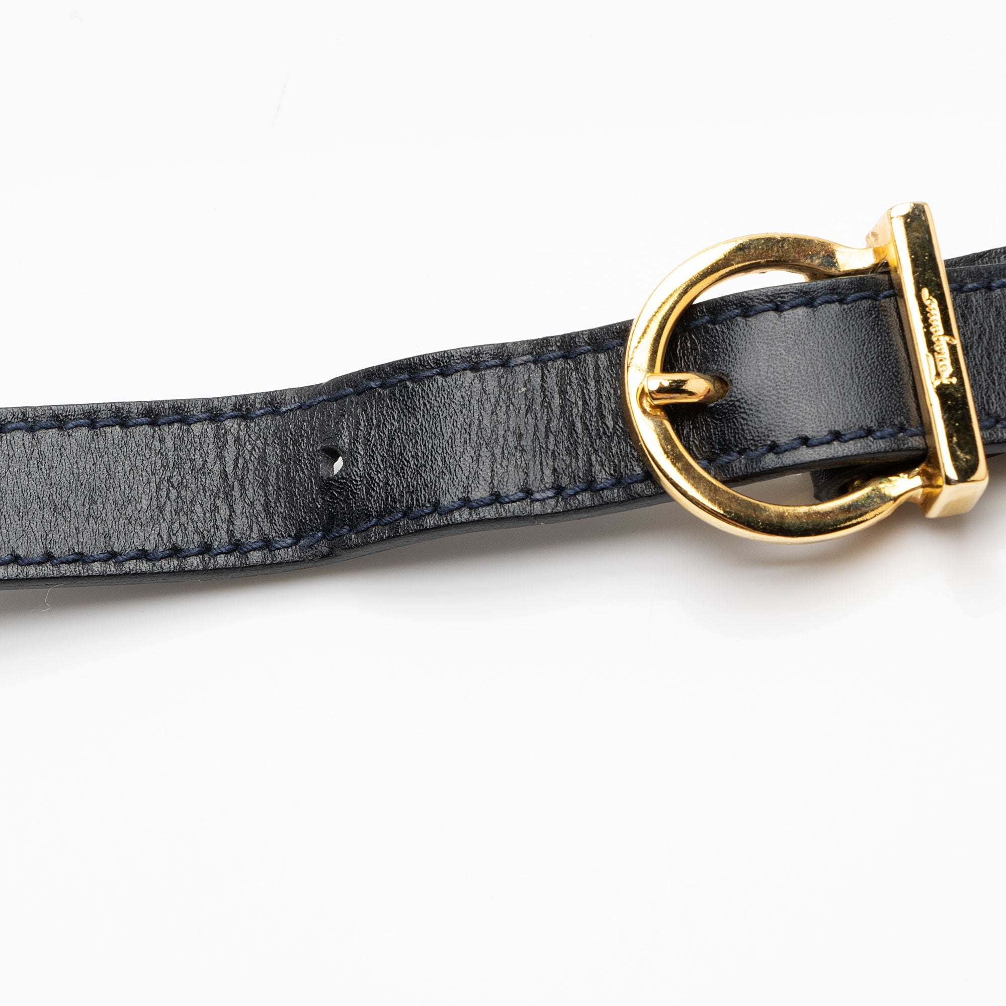 Salvatore Ferragamo Vintage Calfskin Gancini Top Handle (SHF-MXCzTv)