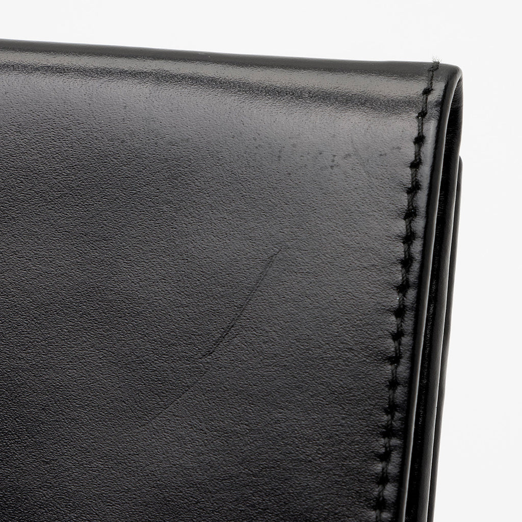 Salvatore Ferragamo Shiny Calfskin Gancini Long Wallet - FINAL SALE (SHF-zI2Lod)
