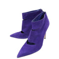 Gianvito Rossi Violet Suede Ankle High Pointed Boot 40