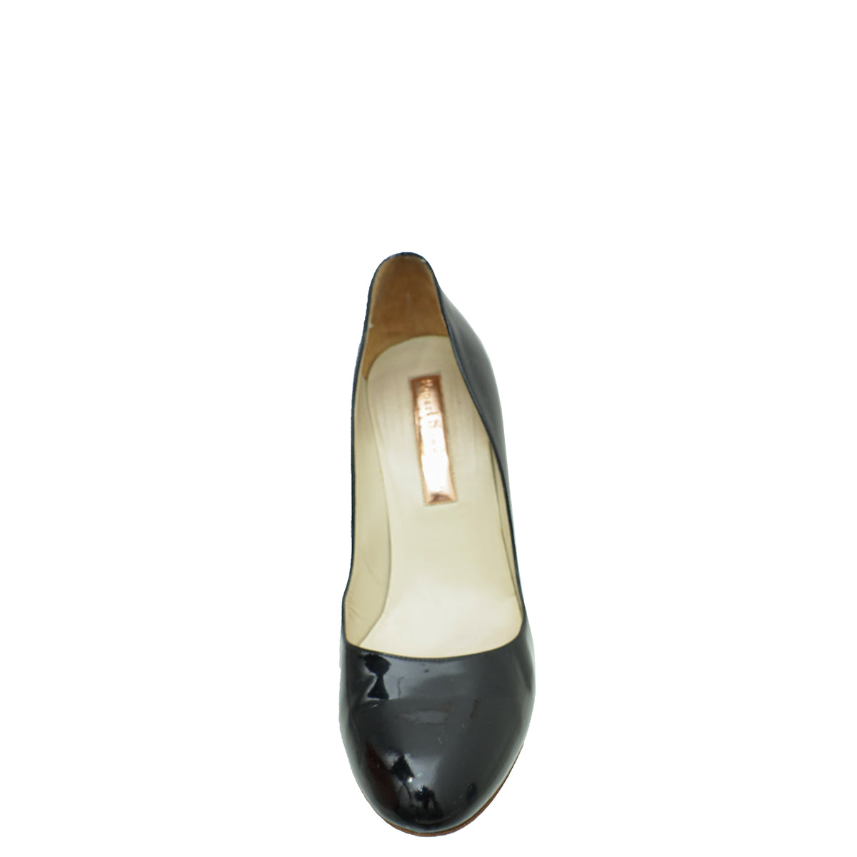 Rupert Sanderson Black Round Toe Pump 40