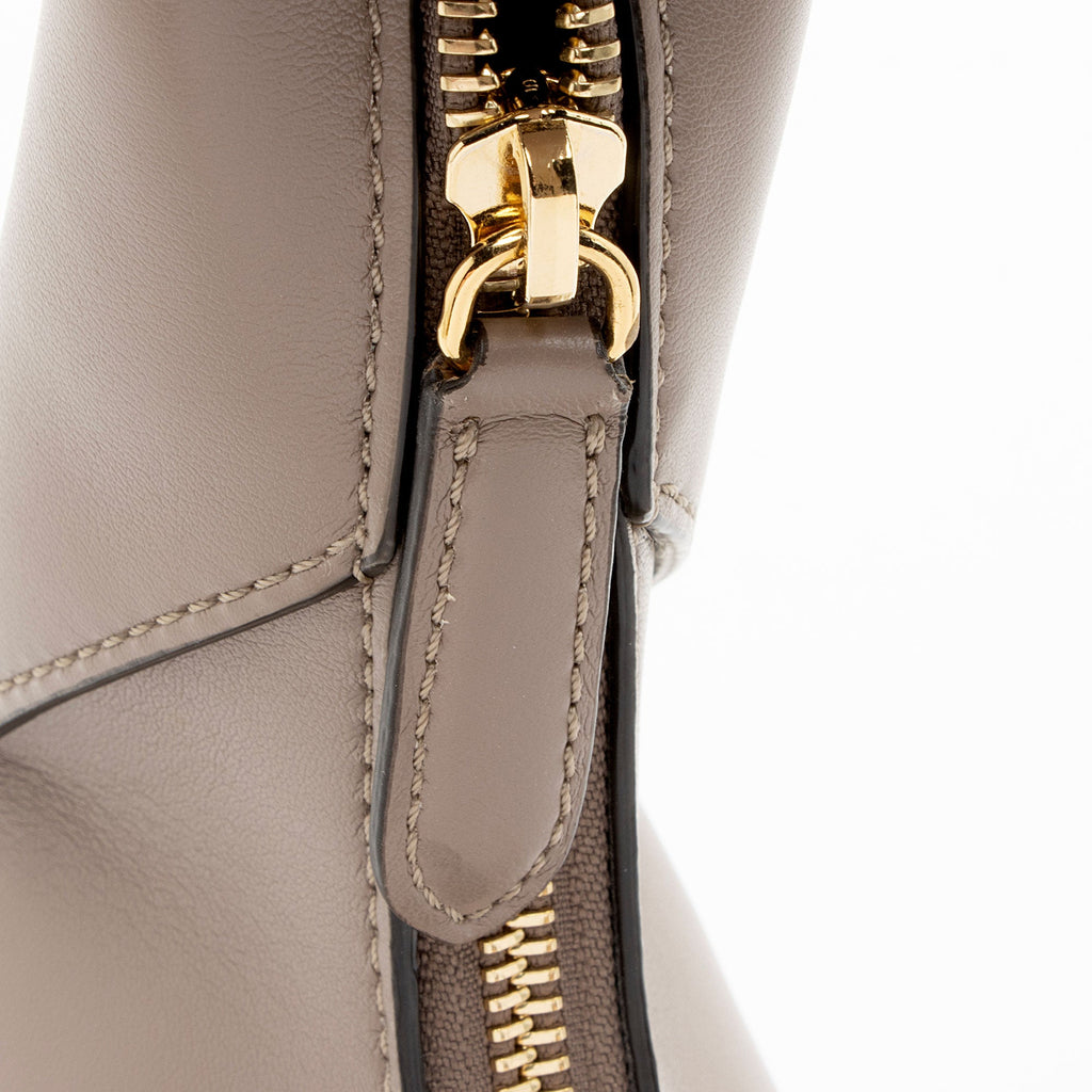 Stella McCartney Eco Alter Nappa Perforated Logo Small Hobo