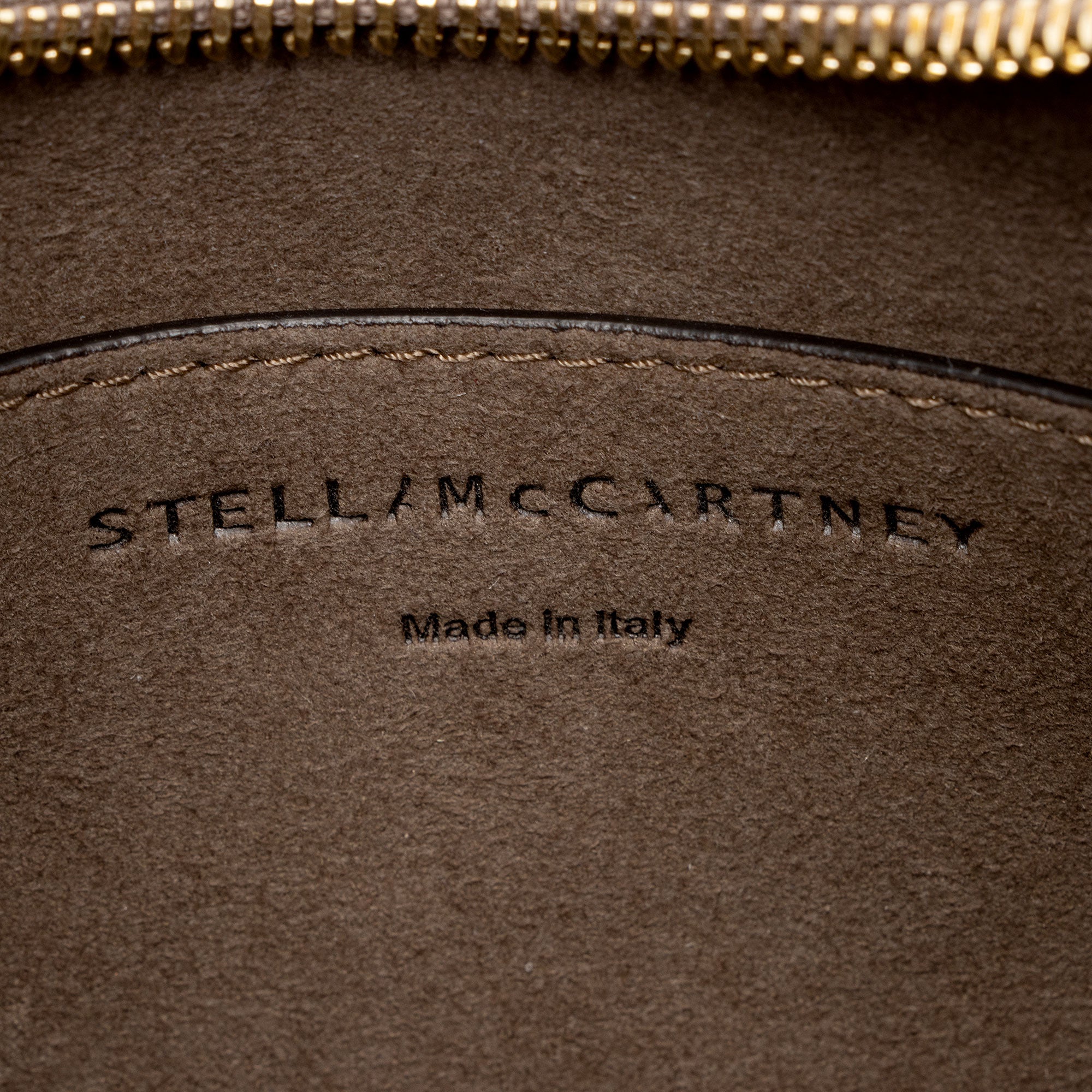 Stella McCartney Eco Alter Nappa Perforated Logo Small Hobo