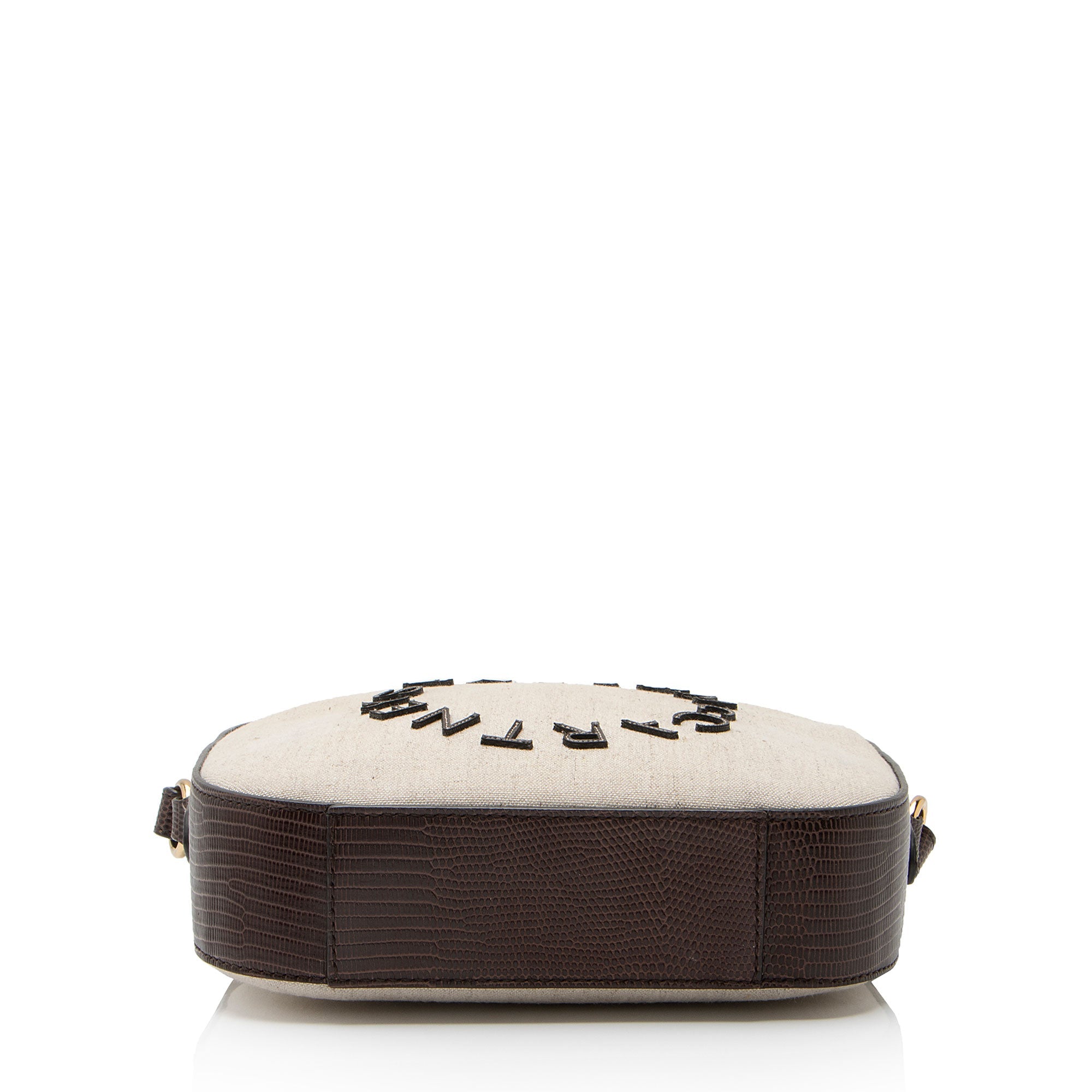 Stella McCartney Eco Canvas Perforated Logo Mini Camera Bag
