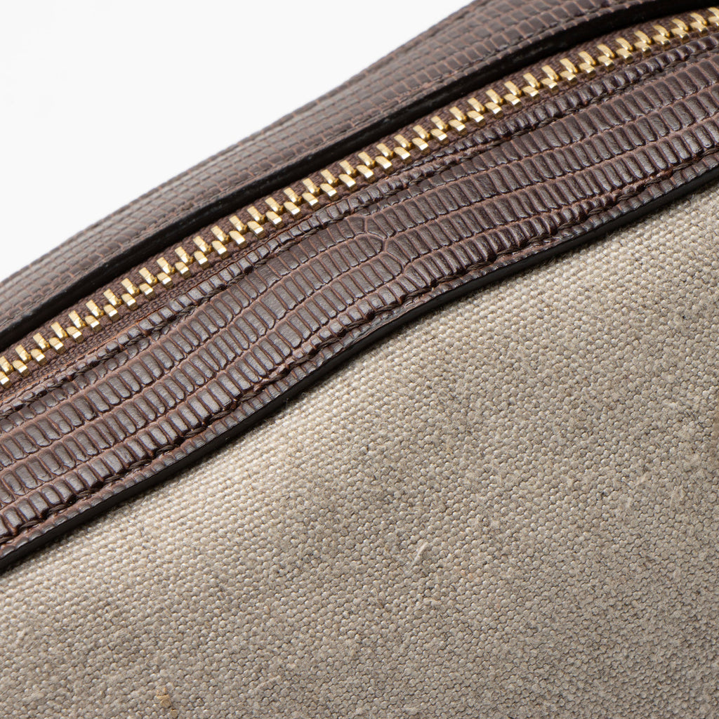 Stella McCartney Eco Canvas Perforated Logo Mini Camera Bag