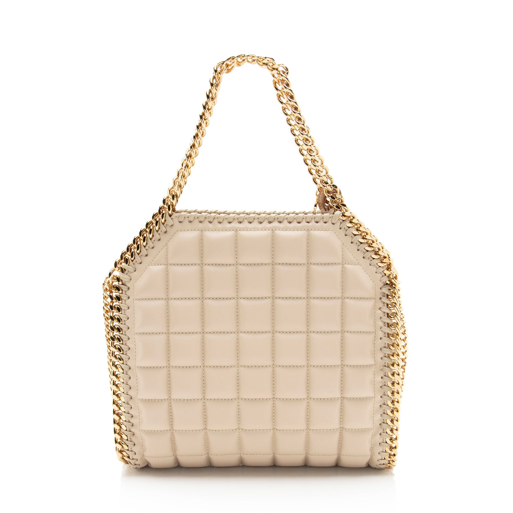 Stella McCartney Quilted Faux Leather Falabella Mini Tote
