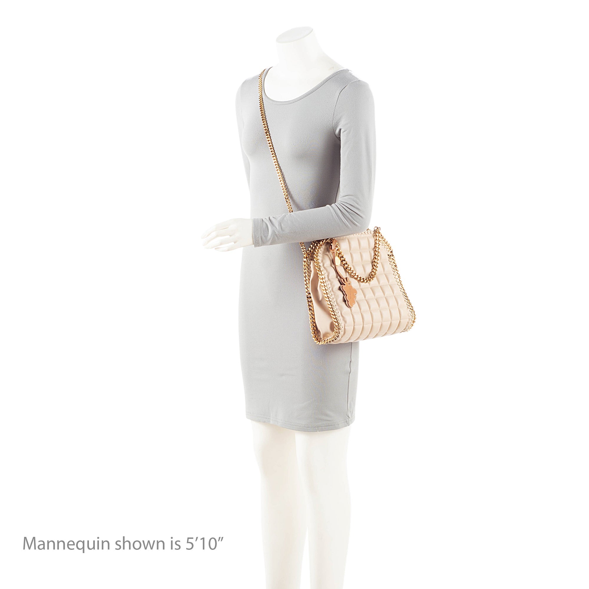 Stella McCartney Quilted Faux Leather Falabella Mini Tote