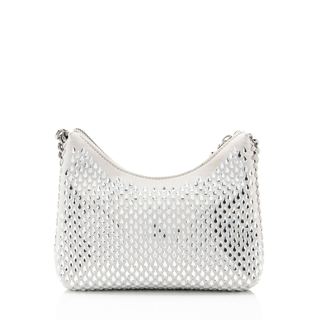 Stella McCartney Satin Crystal Falabella Mini Shoulder Bag