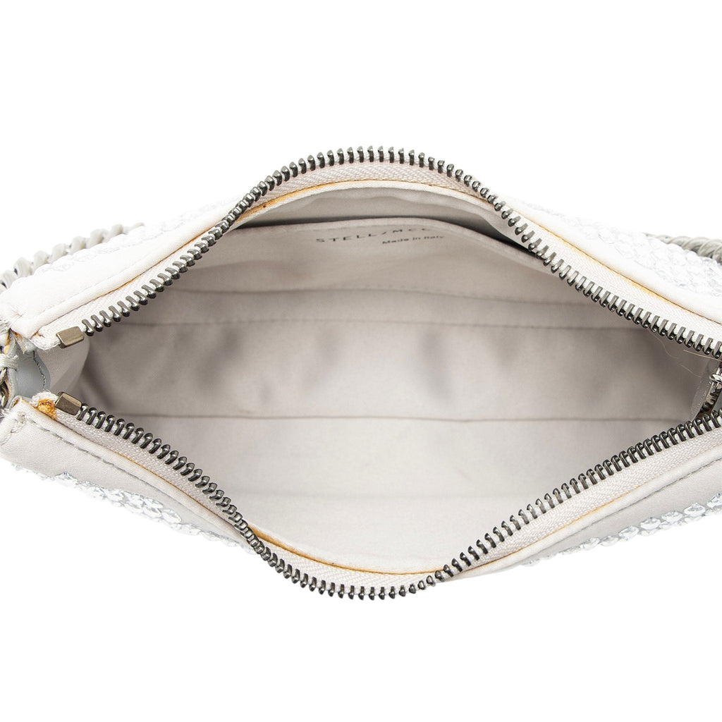 Stella McCartney Satin Crystal Falabella Mini Shoulder Bag