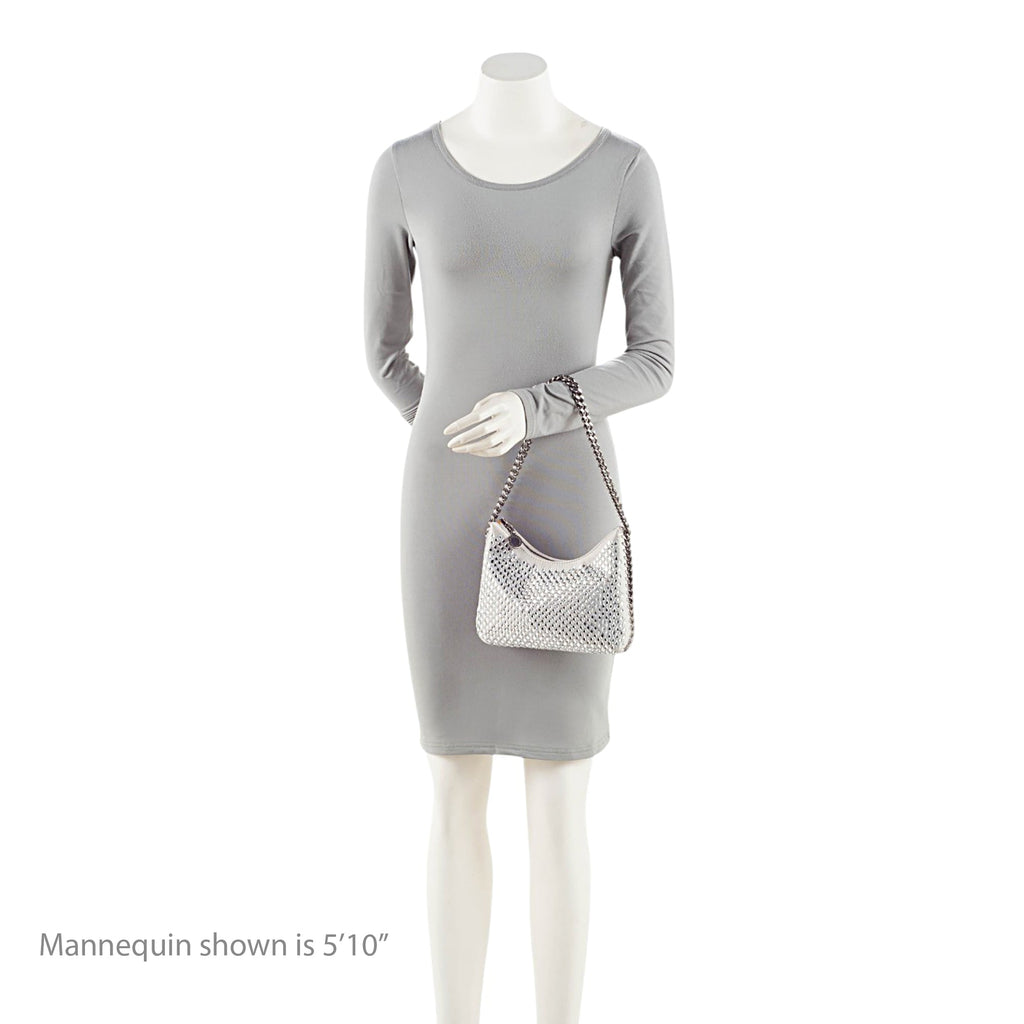 Stella McCartney Satin Crystal Falabella Mini Shoulder Bag