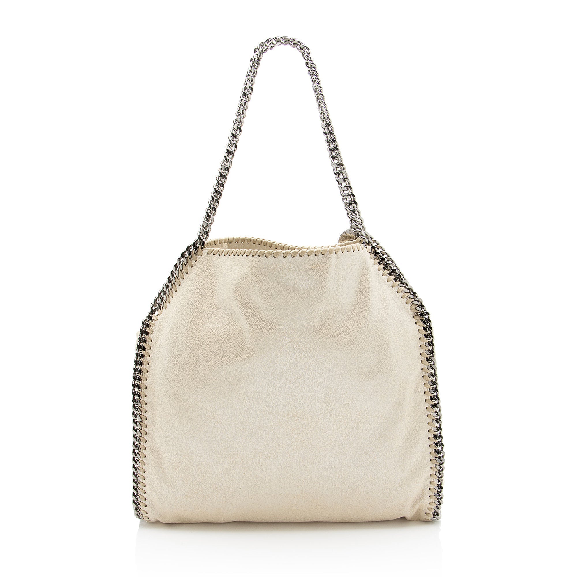 Stella McCartney Shaggy Deer Falabella Fold Over Tote