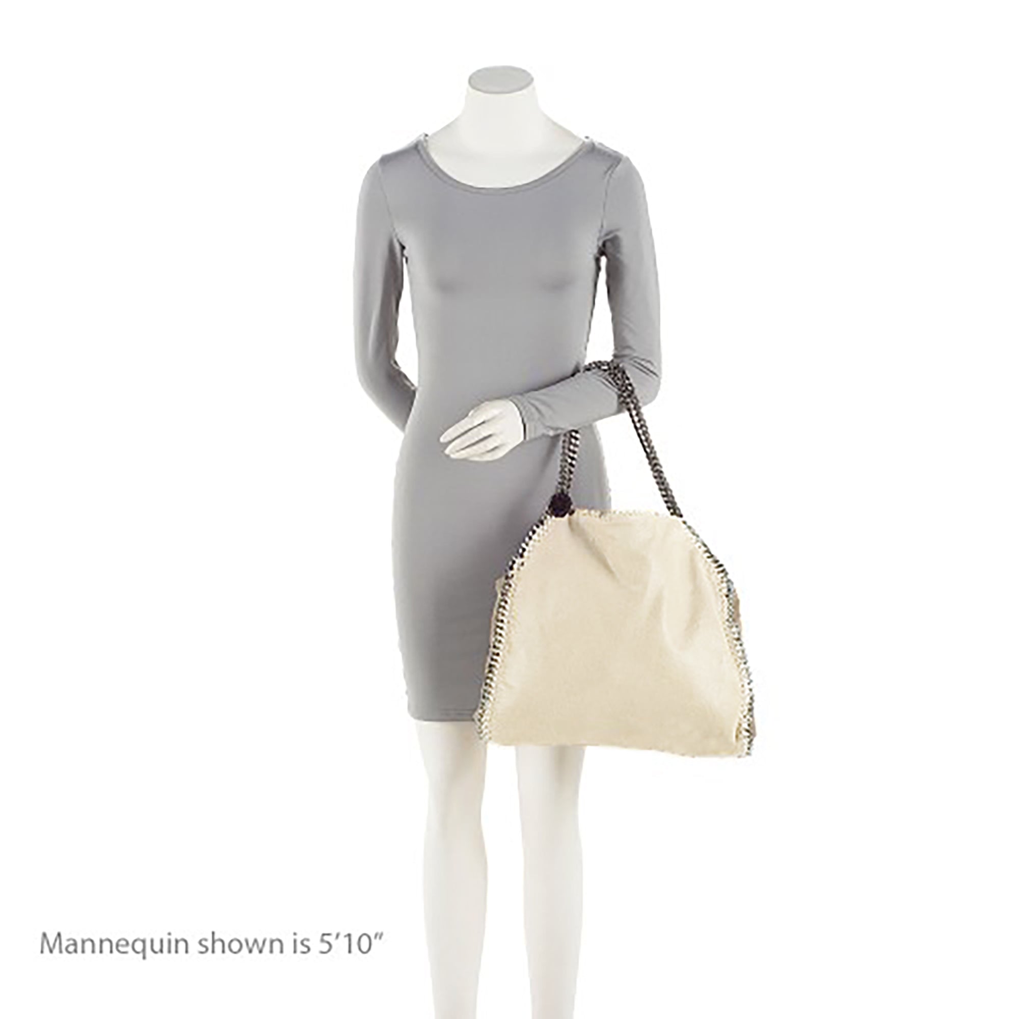 Stella McCartney Shaggy Deer Falabella Fold Over Tote