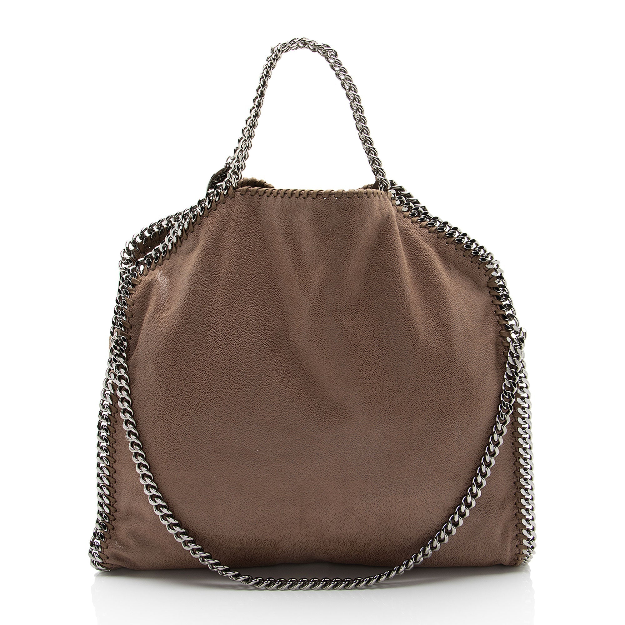 Stella McCartney Shaggy Deer Falabella Fold Over Tote