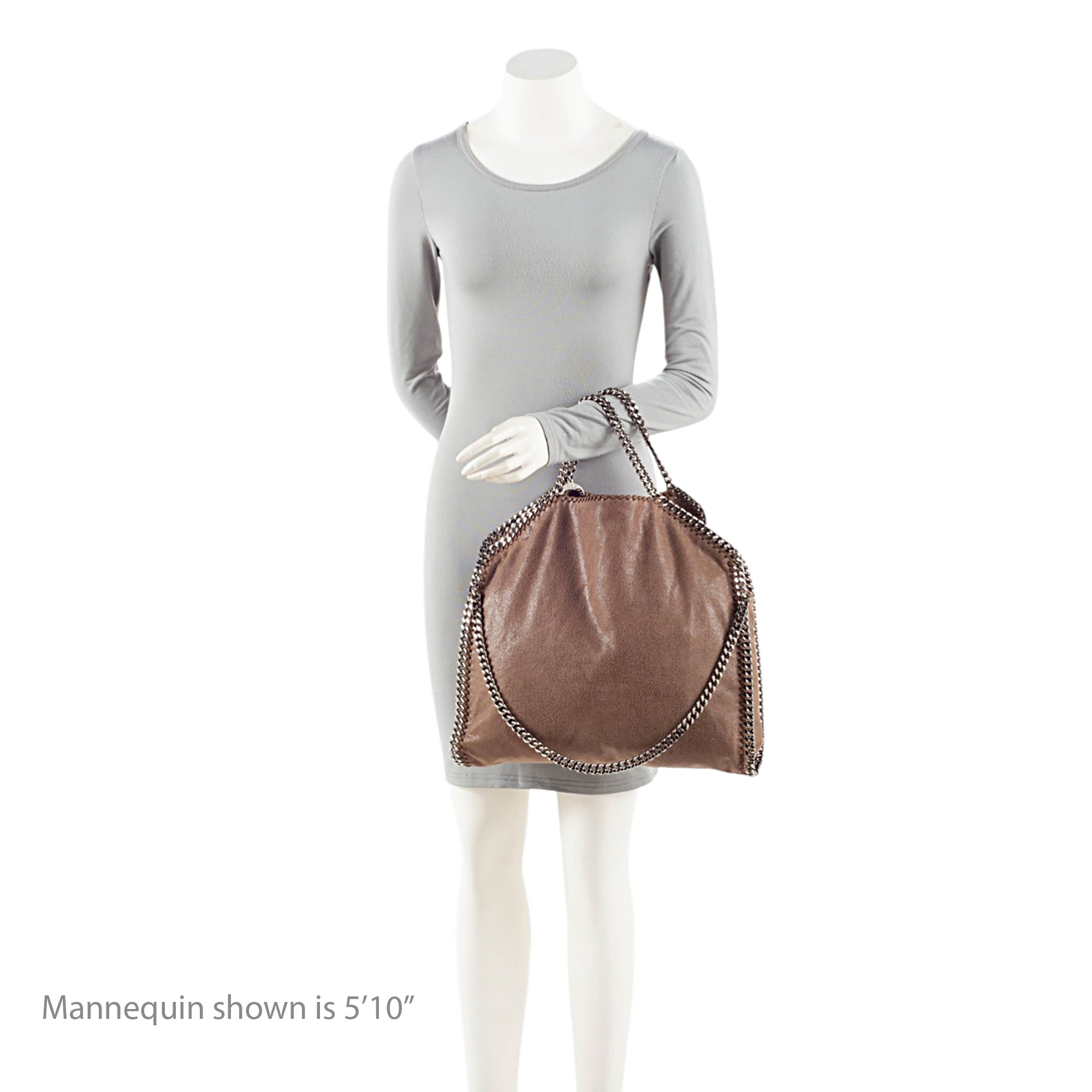 Stella McCartney Shaggy Deer Falabella Fold Over Tote