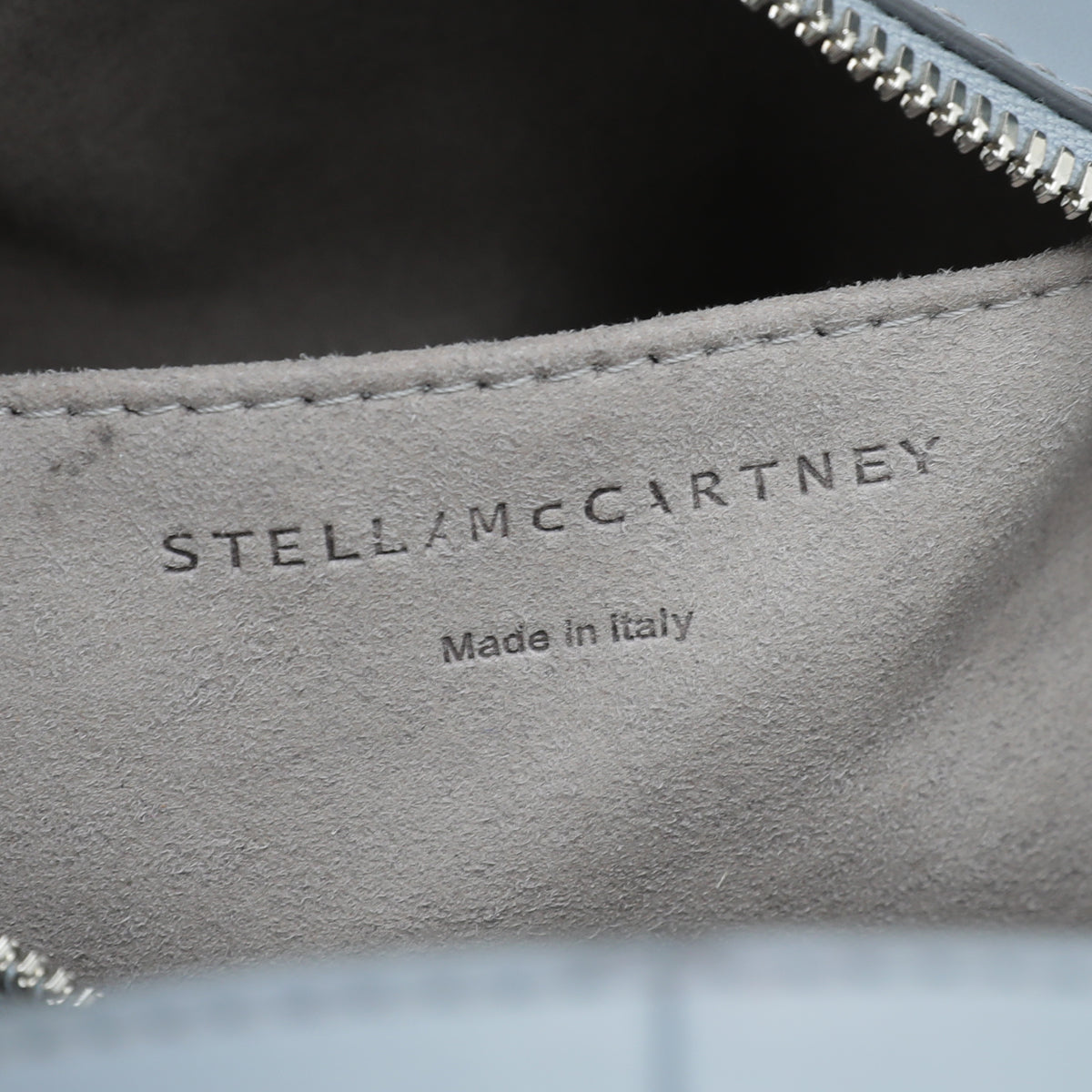 Stella McCartney Duck Blue Logo Mini Crossbody Bag