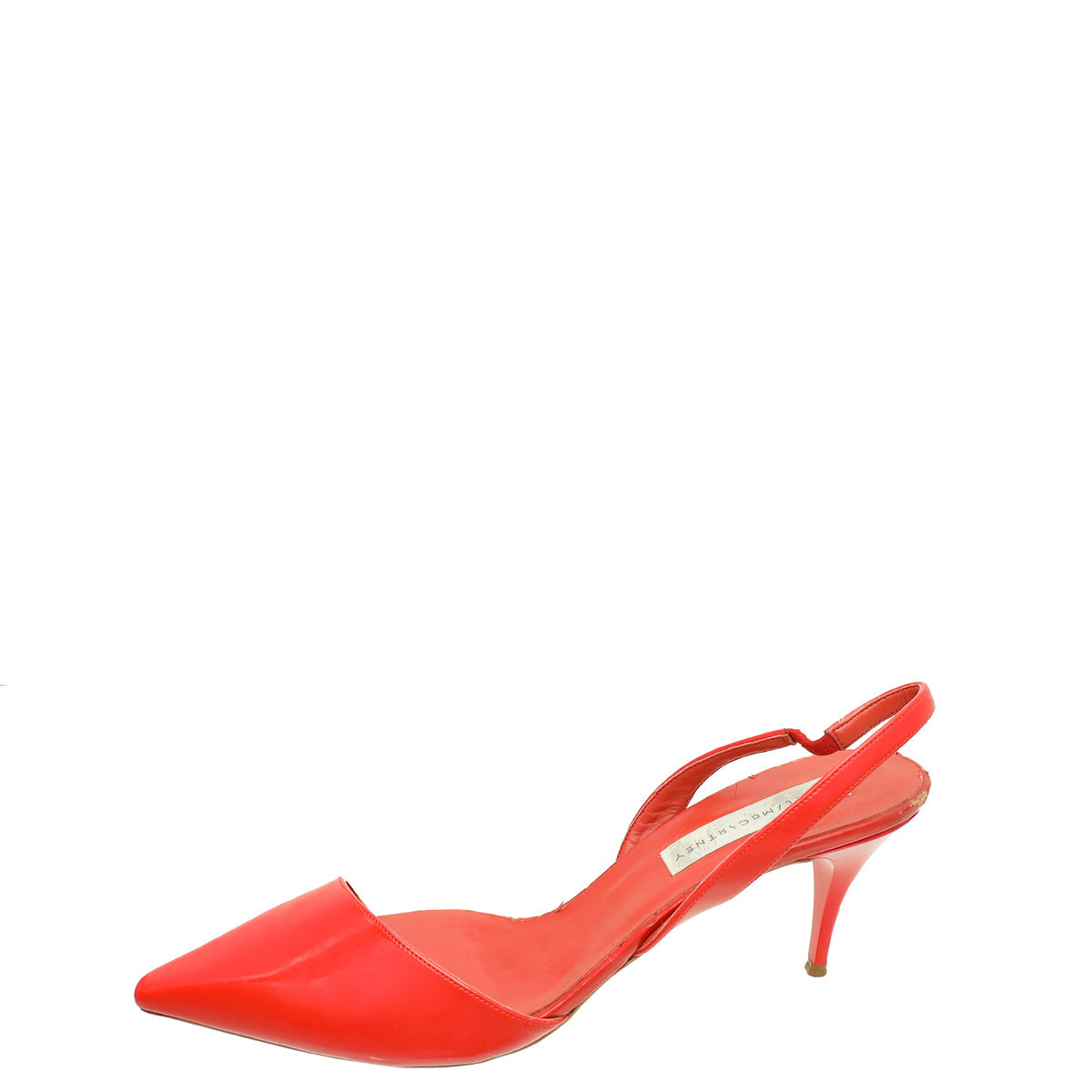 Stella Mccartney Red D'Orsay Slingback 40