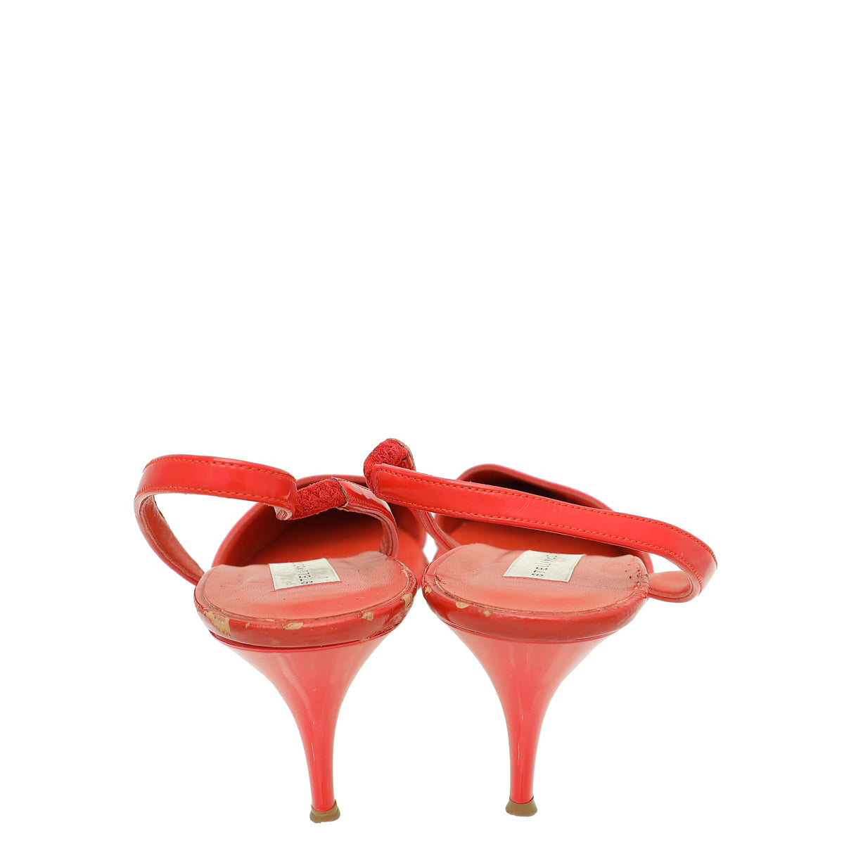 Stella Mccartney Red D'Orsay Slingback 40
