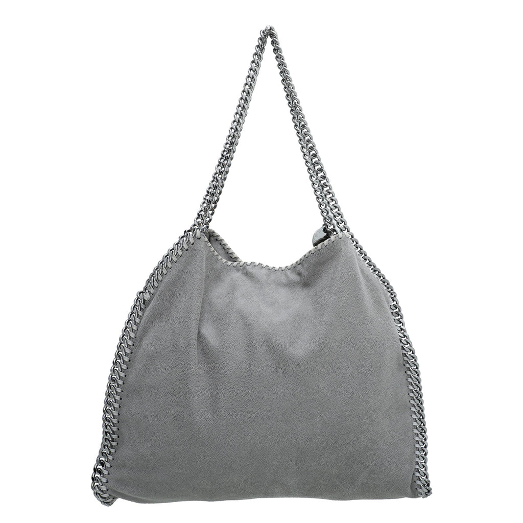 Stella Mccartney Grey Falabella Small Tote Bag