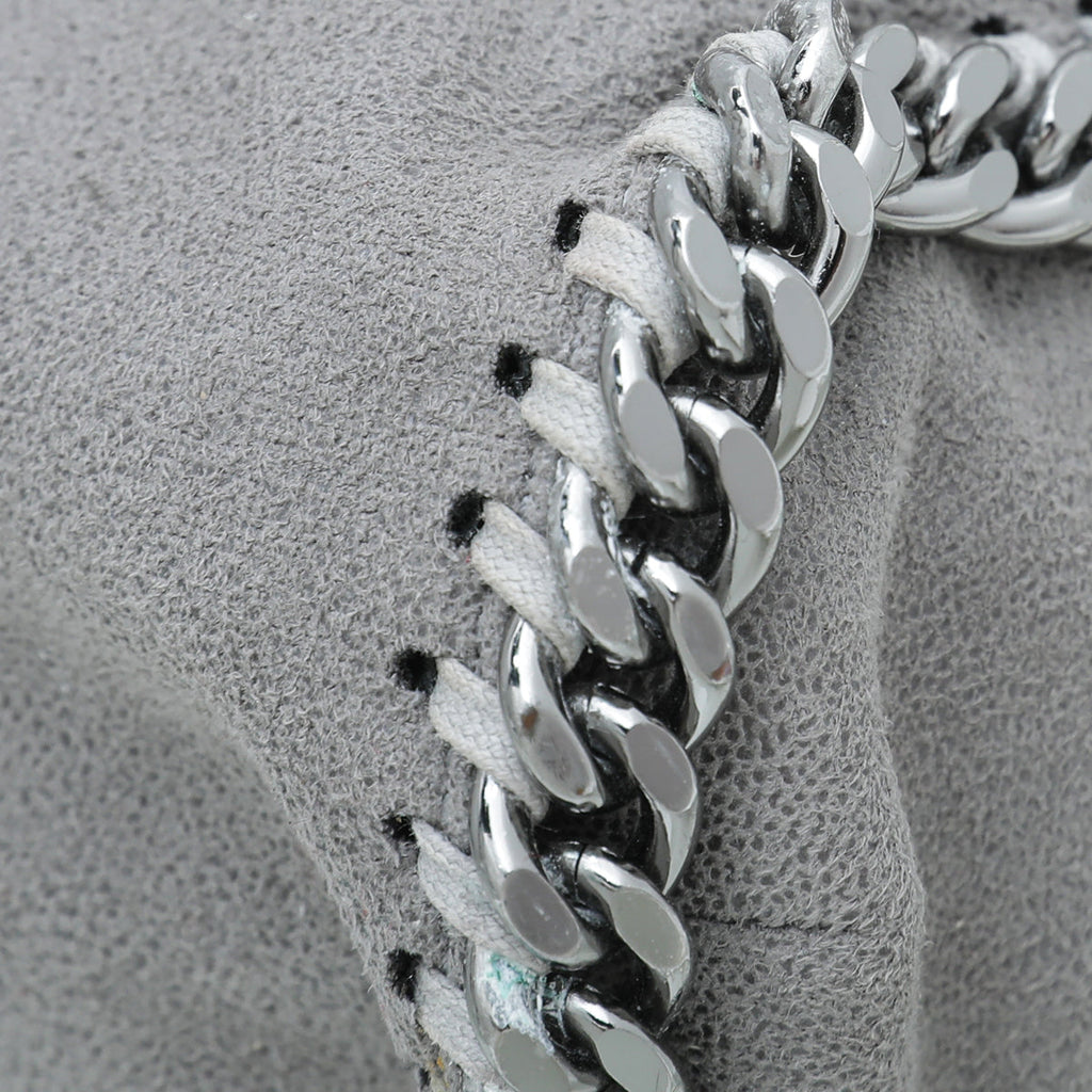 Stella Mccartney Grey Falabella Small Tote Bag