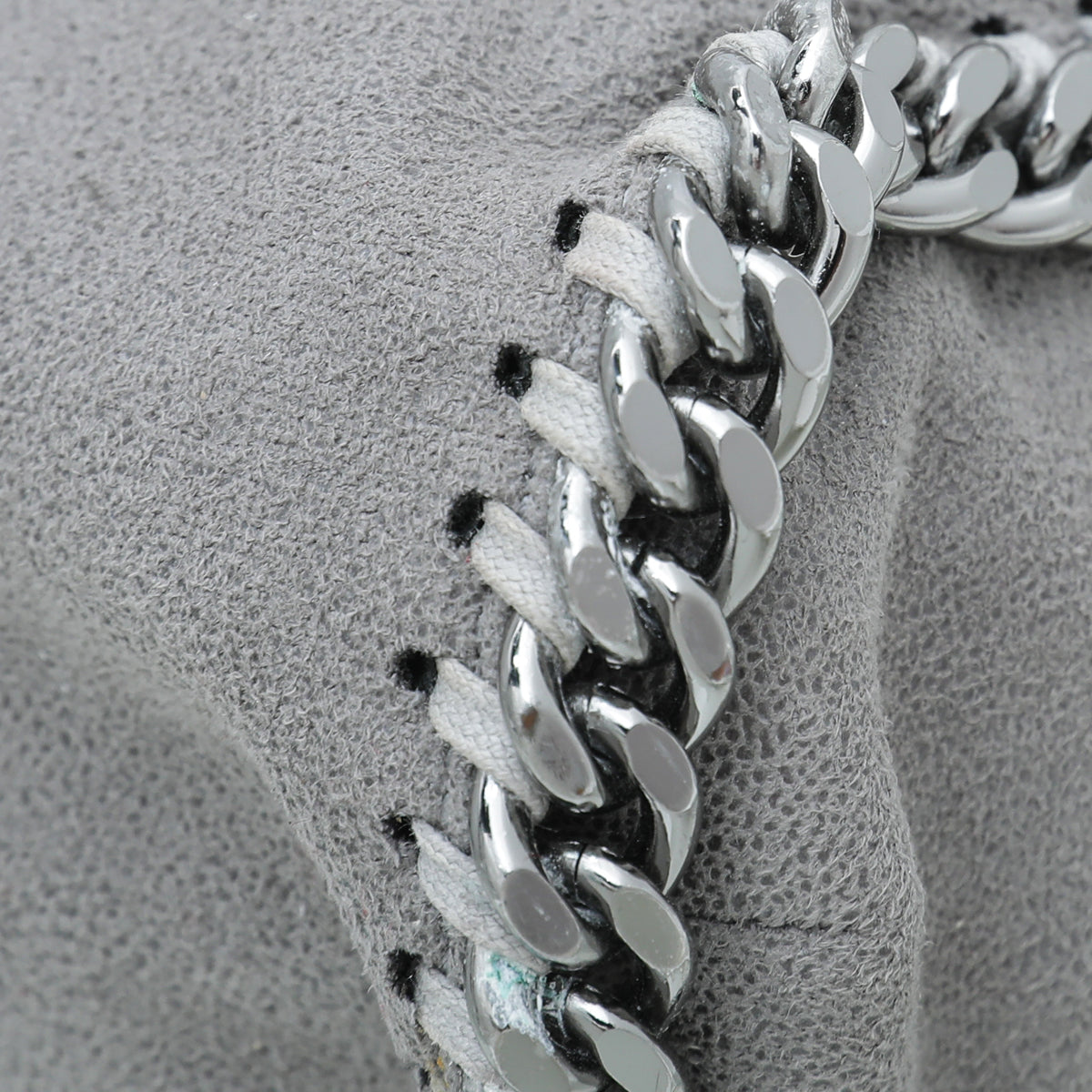 Stella Mccartney Grey Falabella Small Tote Bag
