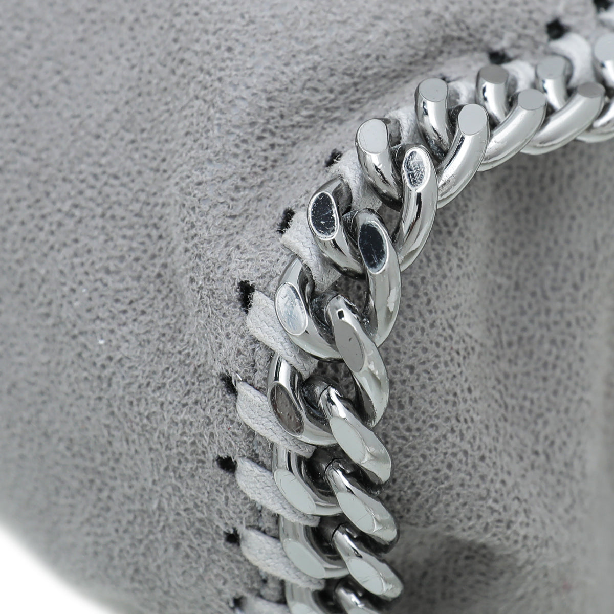 Stella Mccartney Grey Falabella Small Tote Bag
