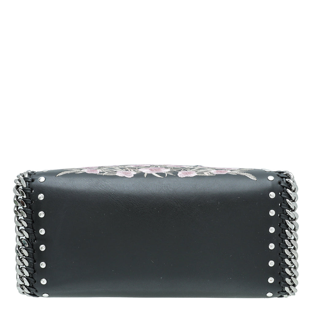 Stella Mccartney Black Falabella Box Top Handle Mini Bag