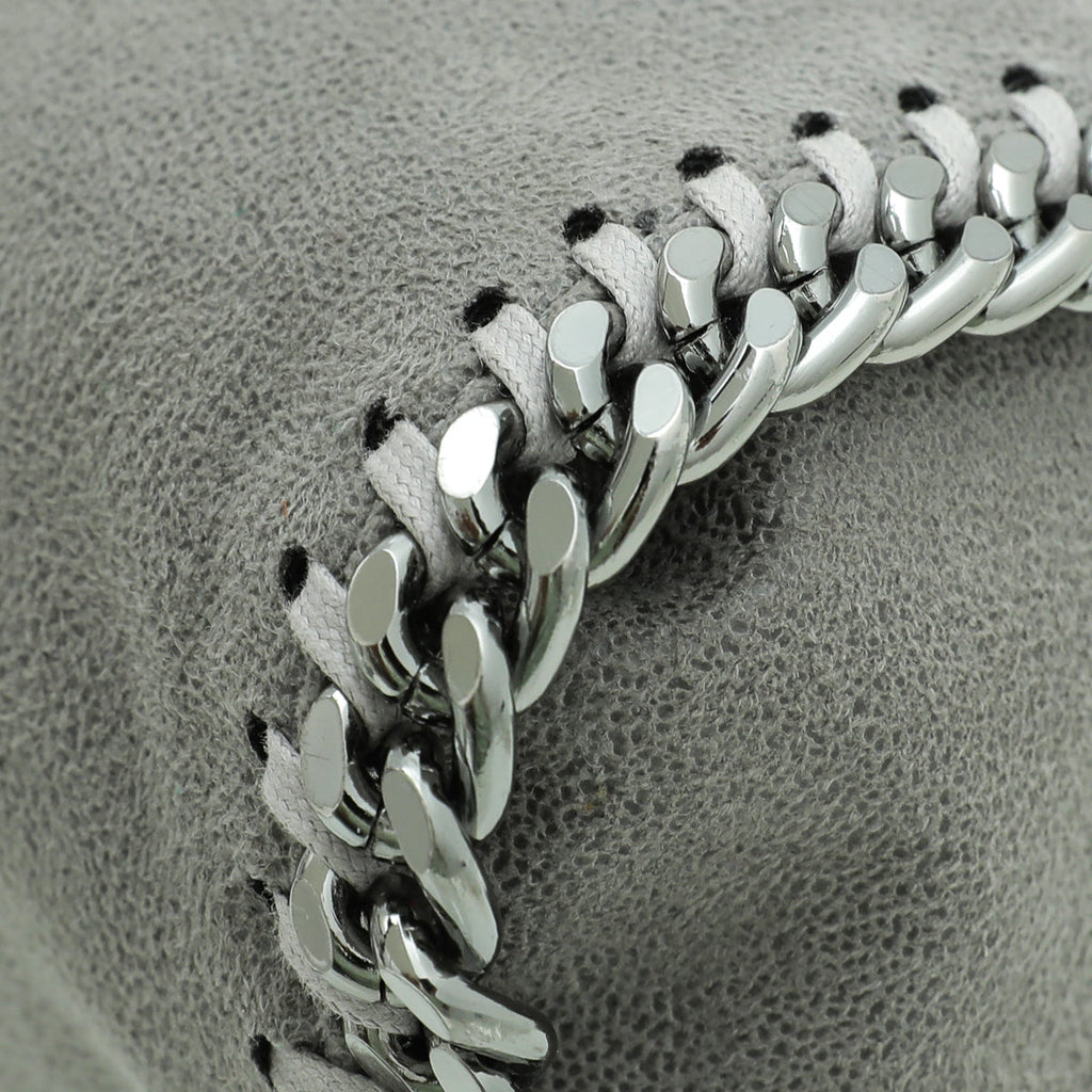 Stella Mccartney Grey Falabella Small Tote Bag